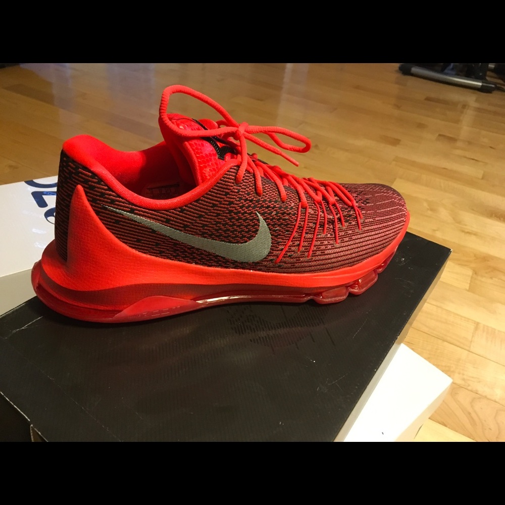 Nike KD 8 Bright Crimson Sz 13 deadstock!!